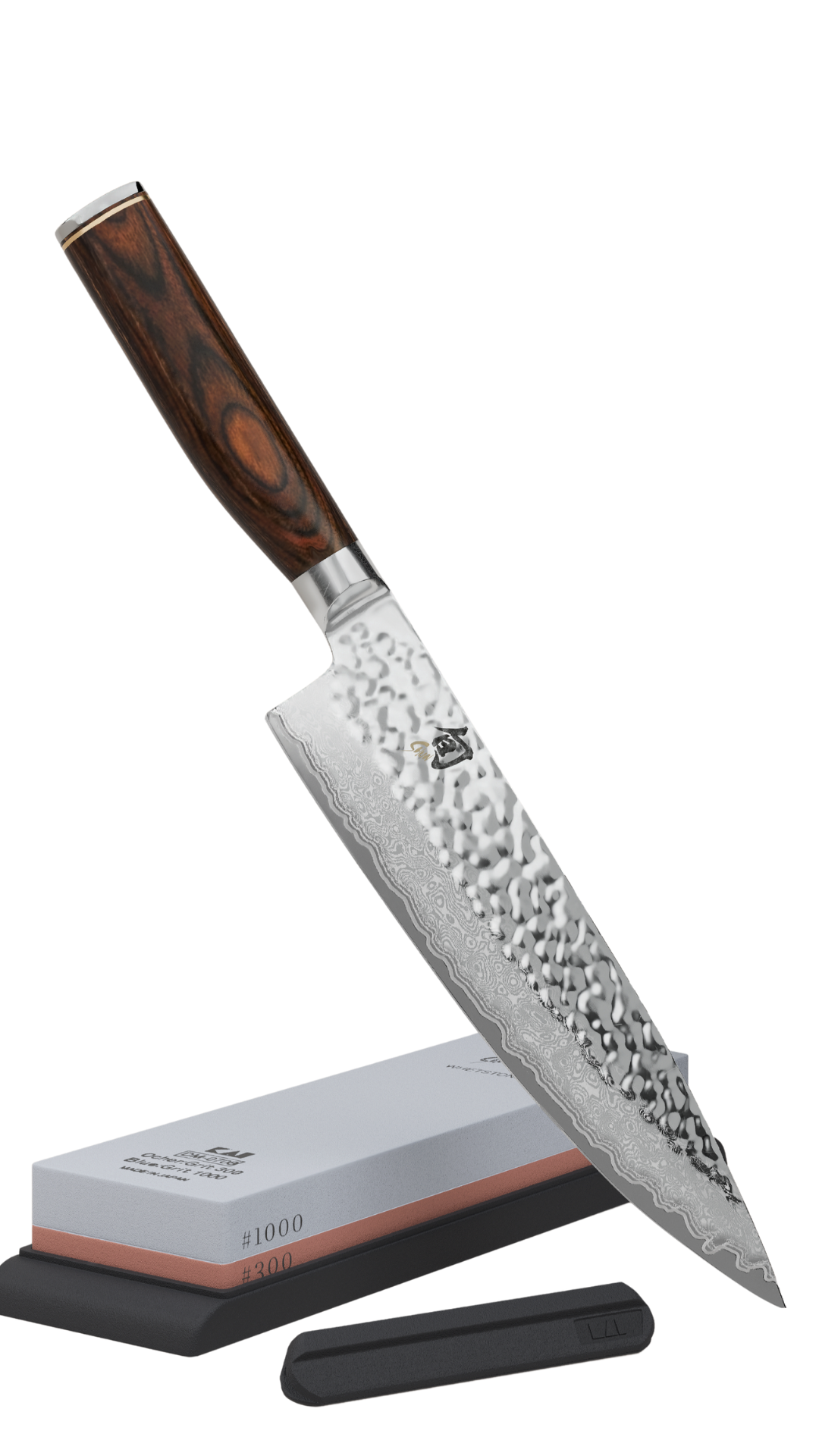 KAI Shun Premier Tim Mälzer Damastkochmesser mit Schleifstein und Schleifhilfe