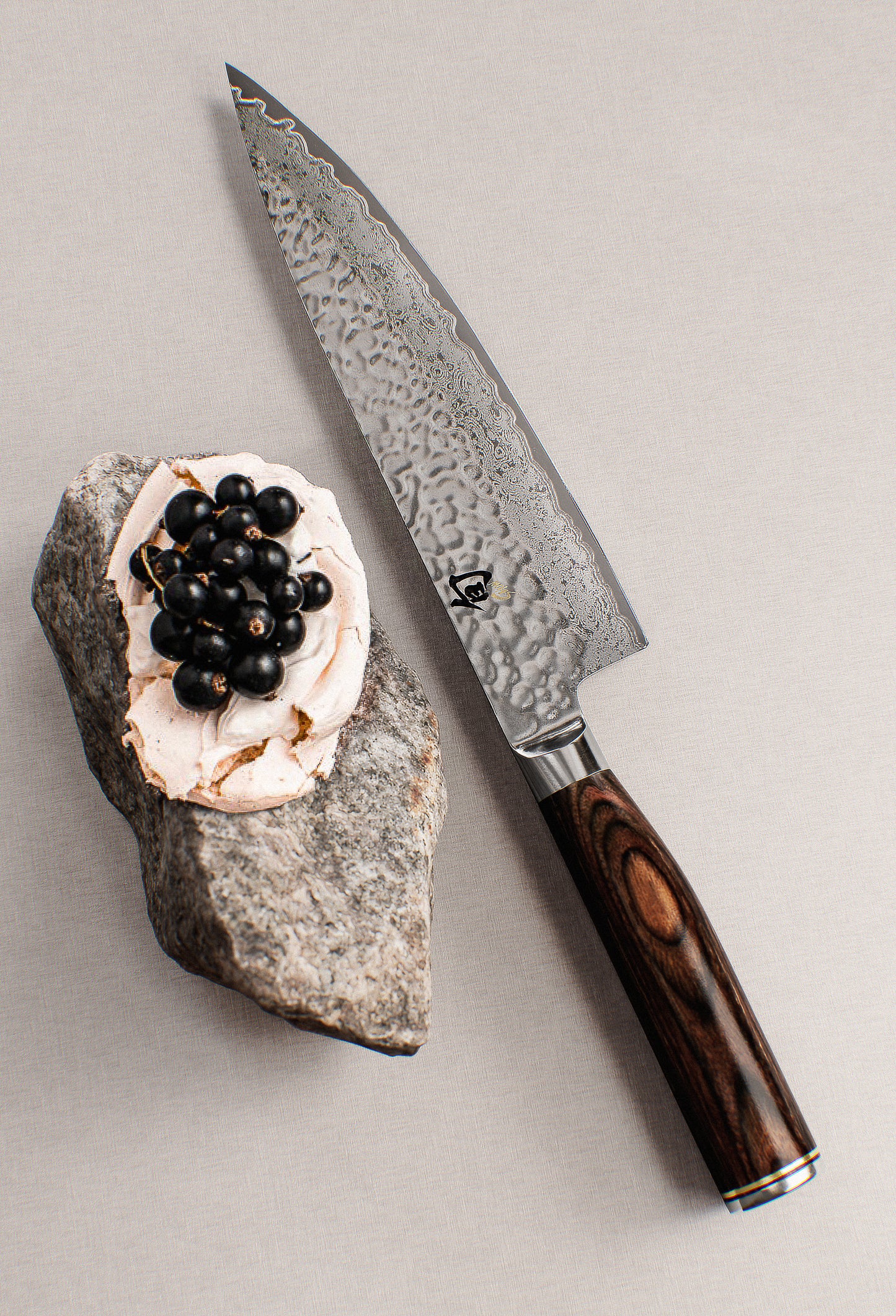 KAI Shun Premier Tim Mälzer Damastkochmesser mit Schleifstein und Schleifhilfe